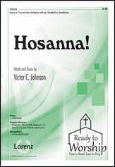 Hosanna! Unison/Two-Part choral sheet music cover